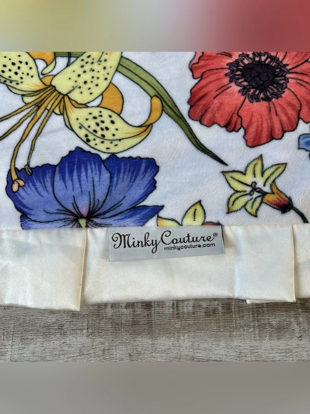 Minky Couture Adult Blanket- Secret Garden